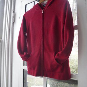 100% Cashmere Hoodie Jacket